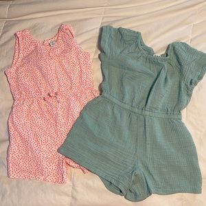 2 Toddler Rompers